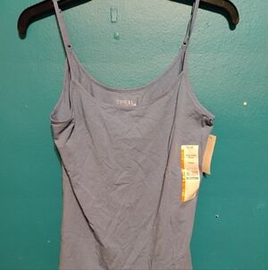 Time and Tru Women's Light Blue,White,Grey Camisole